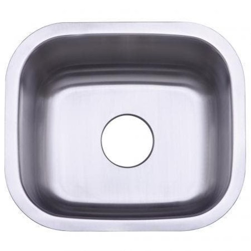 Photos - Kitchen Sink Kingston Brass GKUS16168 Undermount Single Basin Stainless Steel Bar Sink Brushed Stainless Steel Sinks Bar Sinks Stainless 