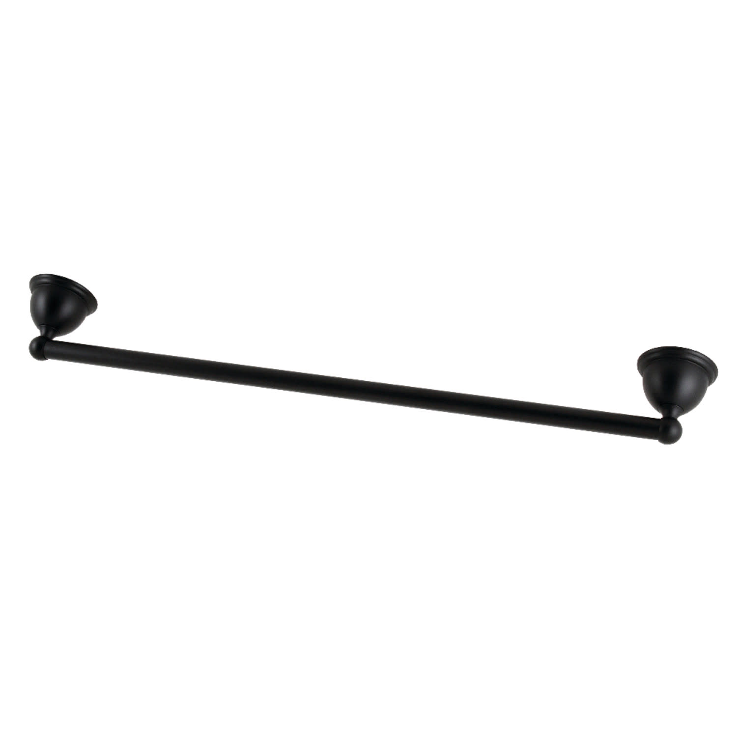 Kingston Brass BA3961 Restoration 3-1/8" Towel Bar Matte Black Bathroom Hardware and Accessories Bathroom Hardware Towel Bars