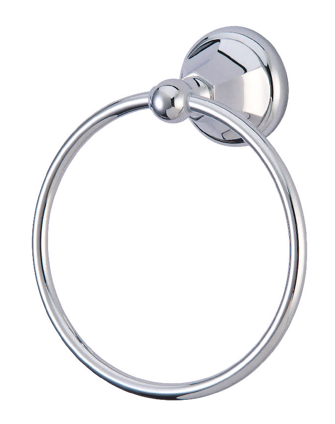 Photos - Towel Holder Kingston Brass BA4814 Metropolitan 6-1/8" Wall Mounted Towel Ring Polished Chrome Bathroom Hardware and Accessories Bathroom 