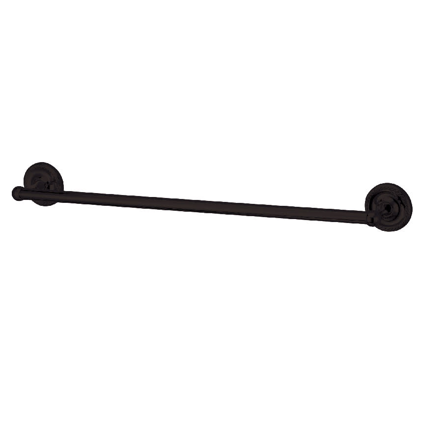 Kingston Brass BA911 Laurel 3-1/8" Towel Bar Oil Rubbed Bronze Bathroom Hardware and Accessories Bathroom Hardware Towel Bars