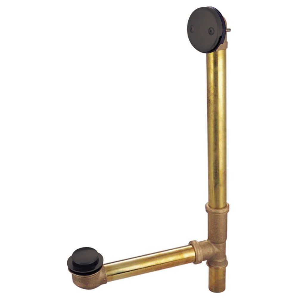 Photos - Pipe Trap Kingston Brass DTT216 1-1/2" Tub Drain Kit - with Overflow Oil Rubbed Bronze Bath and Shower Accessories Bathtub Components 
