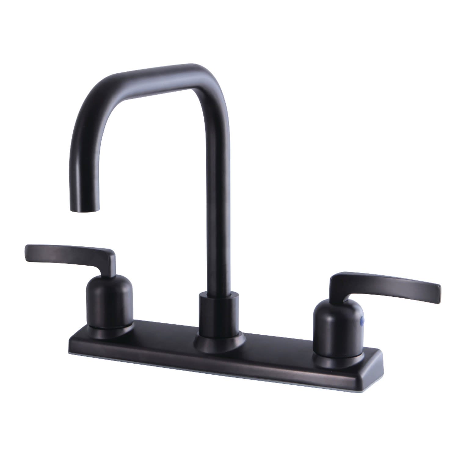 Photos - Tap Kingston Brass FB214.EFL Centurion 1.8 GPM Standard Kitchen Faucet Oil Rubbed Bronze Faucet Kitchen Double Handle FB2145EFL