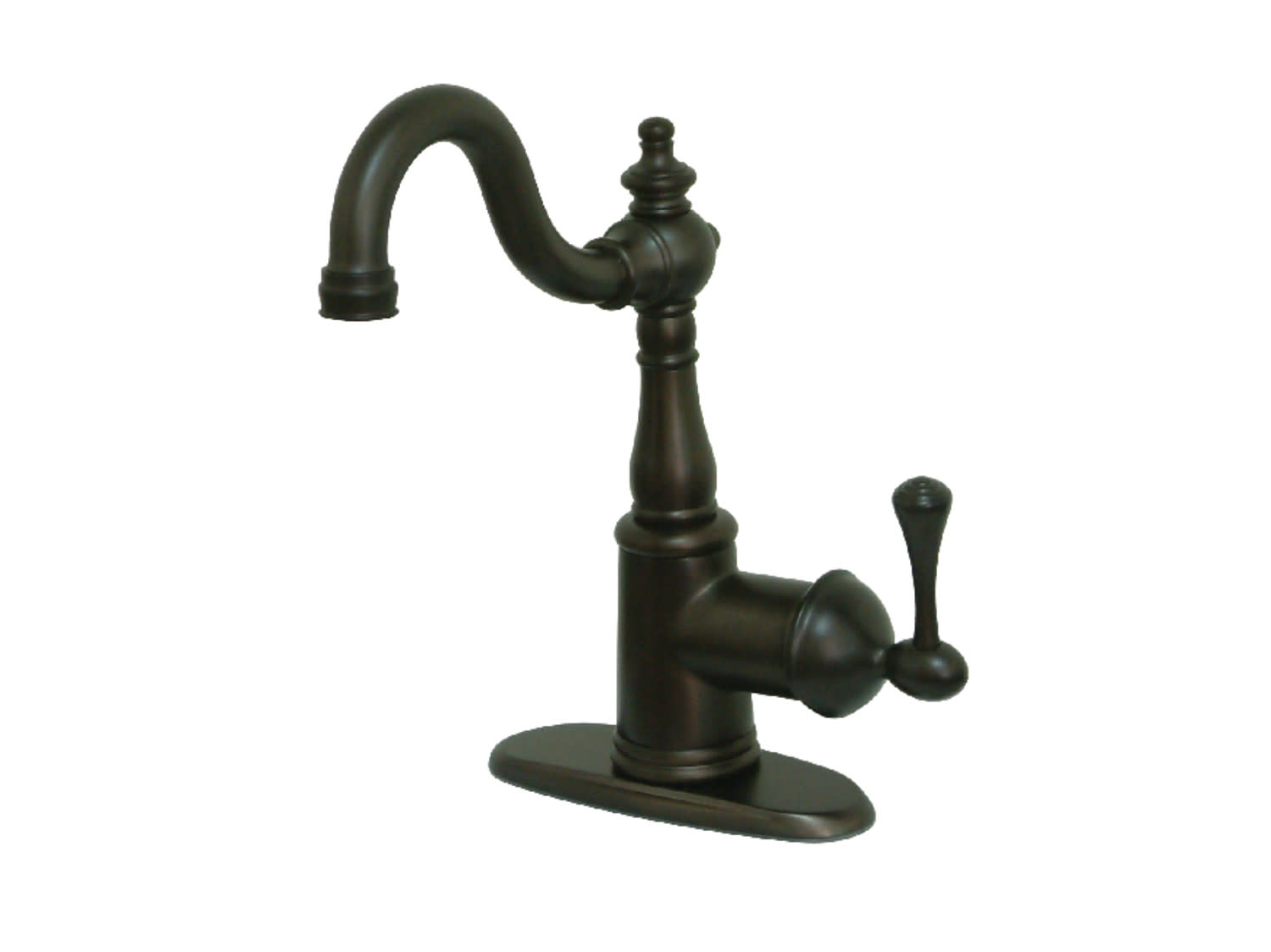 Photos - Tap Kingston Brass FS764.BL English Vintage 1.2 GPM Single Hole Bathroom Faucet with Pop-Up Drain Assembly Oil Rubbed Bronze Fau 