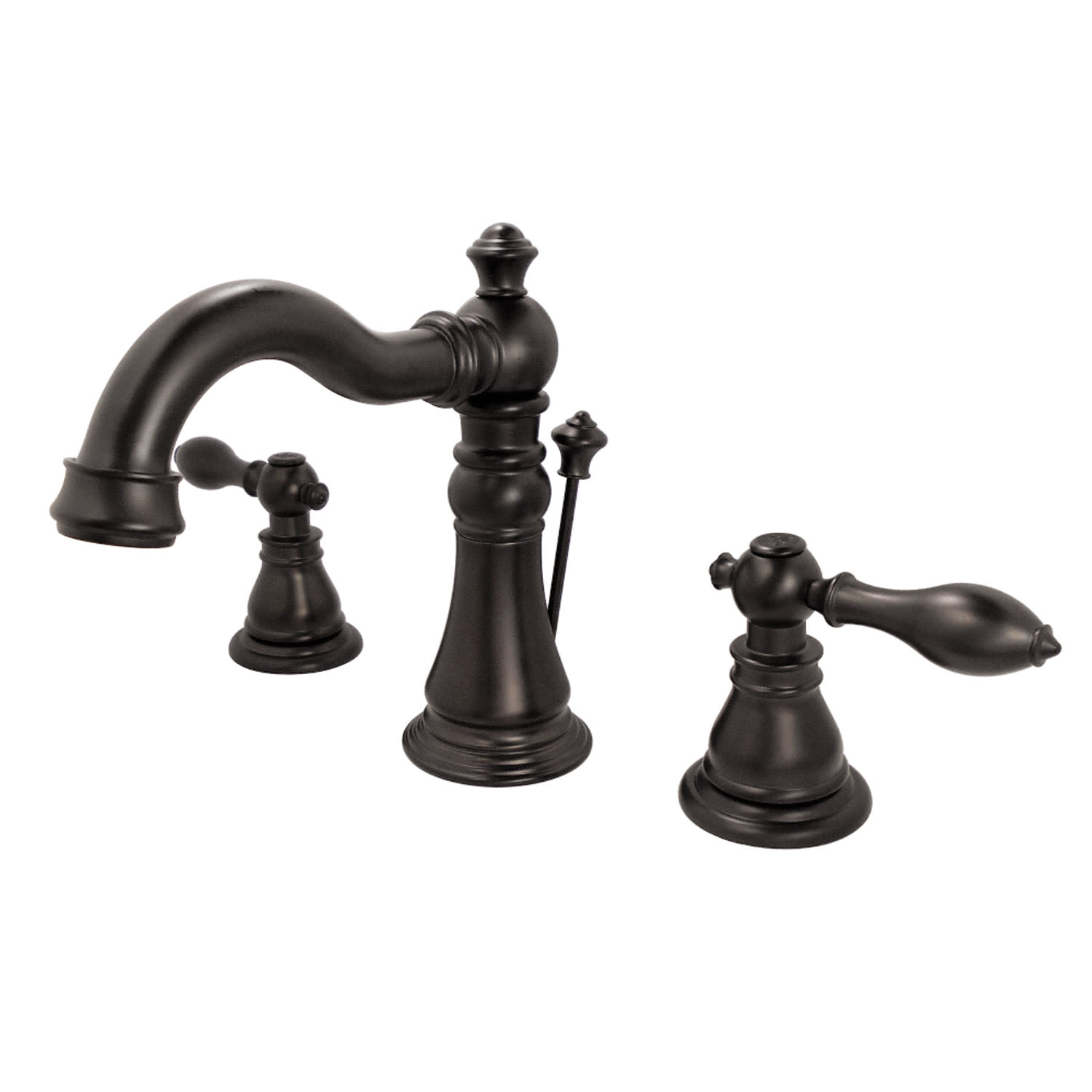 Photos - Tap Kingston Brass FSC197.ACL American Classic 1.2 GPM Widespread Bathroom Faucet with Pop-Up Drain Assembly Oil Rubbed Bronze F 