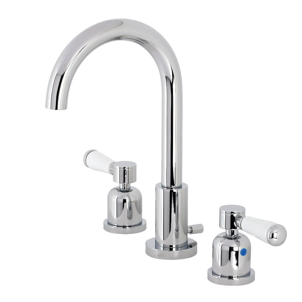 Photos - Tap Kingston Brass FSC892.DPL Paris 1.2 GPM Widespread Bathroom Faucet with Pop-Up Drain Assembly Polished Chrome Faucet Bathroo 