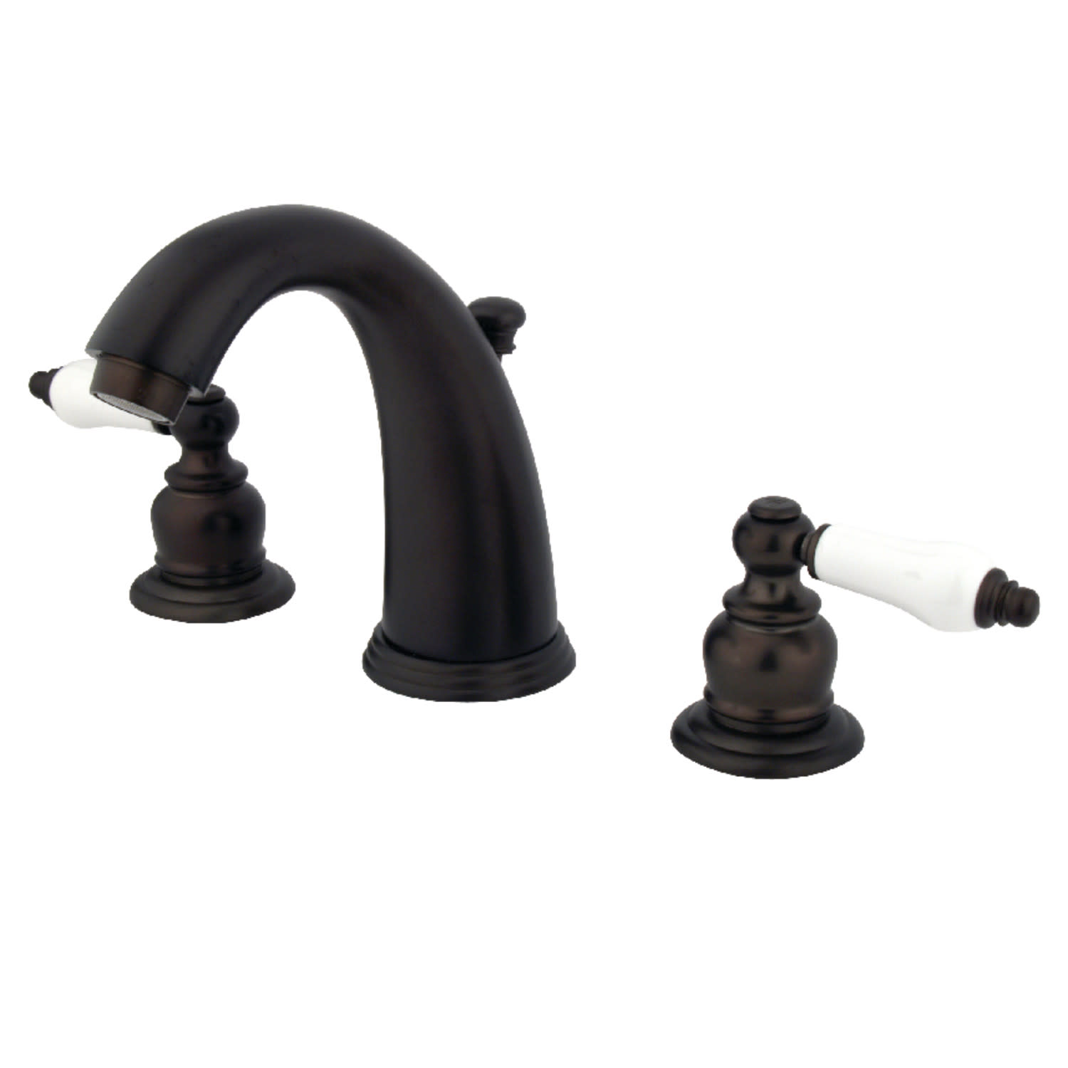 Photos - Tap Kingston Brass GKB98.PL English Country 1.2 GPM Widespread Bathroom Faucet with Pop-Up Drain Assembly Oil Rubbed Bronze Fauc 