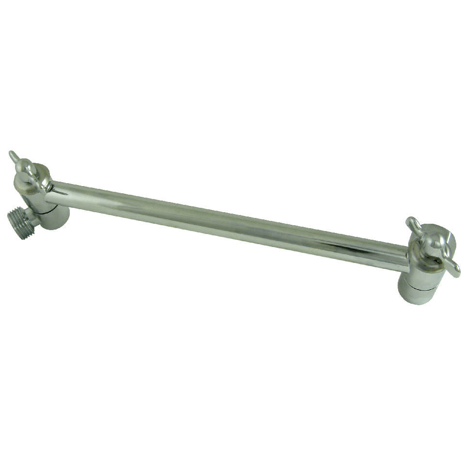 Photos - Shower Riser Rail & Head Holder Kingston Brass K153A 10" Adjustable High-Low Shower Arm Polished Chrome Bath and Shower Accessories Shower Components Shower