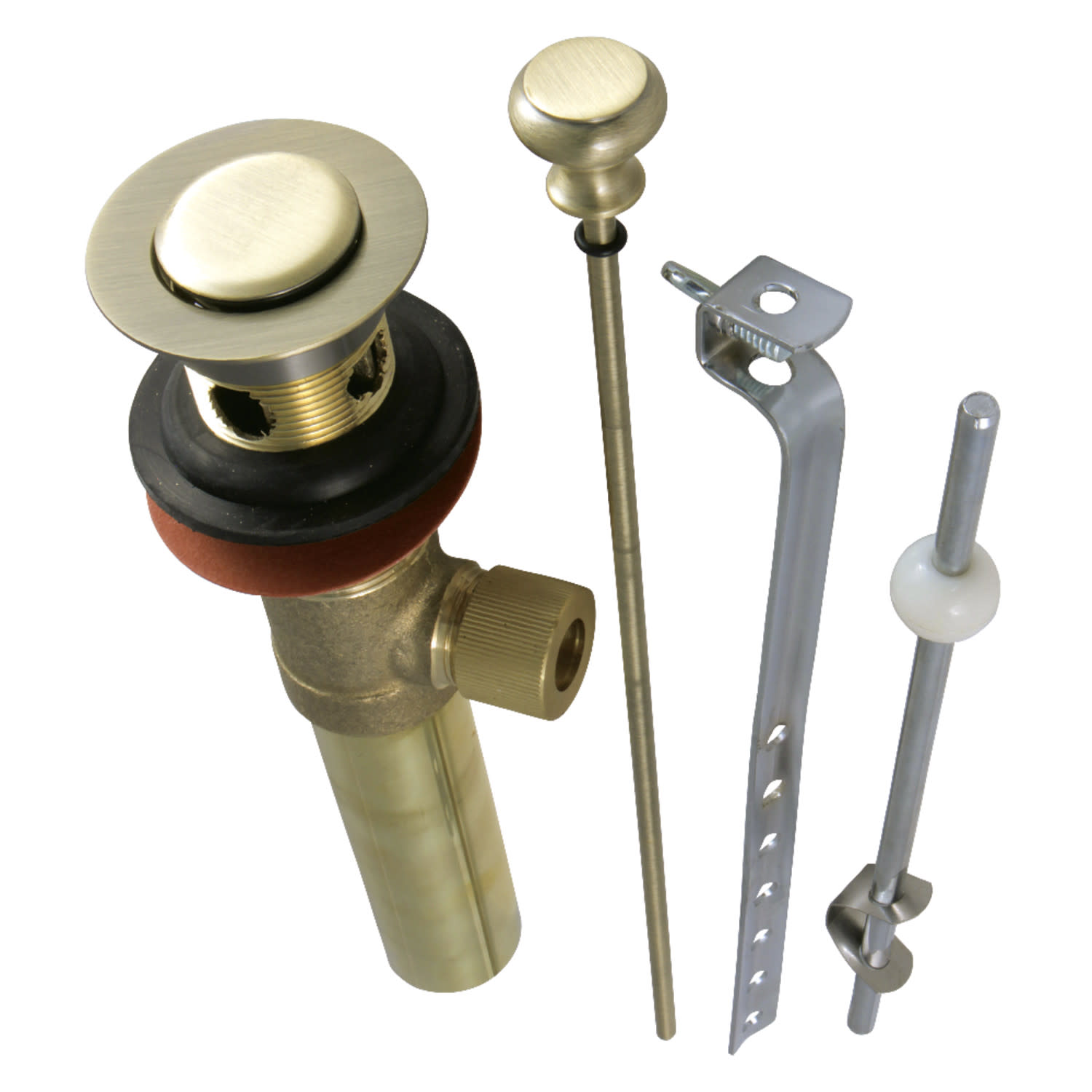 Photos - Pipe Trap Kingston Brass KB200 Trimscape 1-1/4" Pop-Up Drain Assemblies Vintage Brass Sink Accessories and Parts Bathroom Sink Parts D 