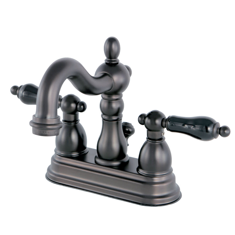Photos - Tap Kingston Brass KS160.PKL Duchess 1.2 GPM Centerset Bathroom Faucet with Pop-Up Drain Assembly Oil Rubbed Bronze Faucet Bathr 