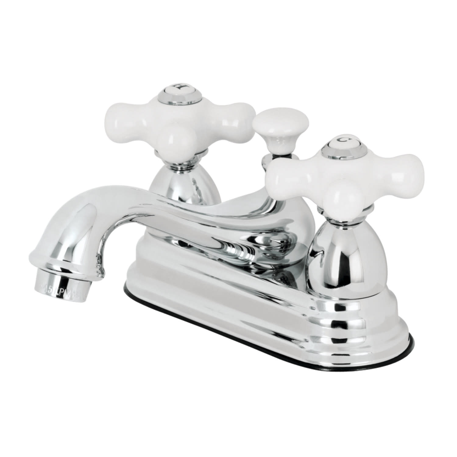 Photos - Tap Kingston Brass KS360.PX Restoration 1.2 GPM Centerset Bathroom Faucet with Pop-Up Drain Assembly Polished Chrome Faucet Bath 