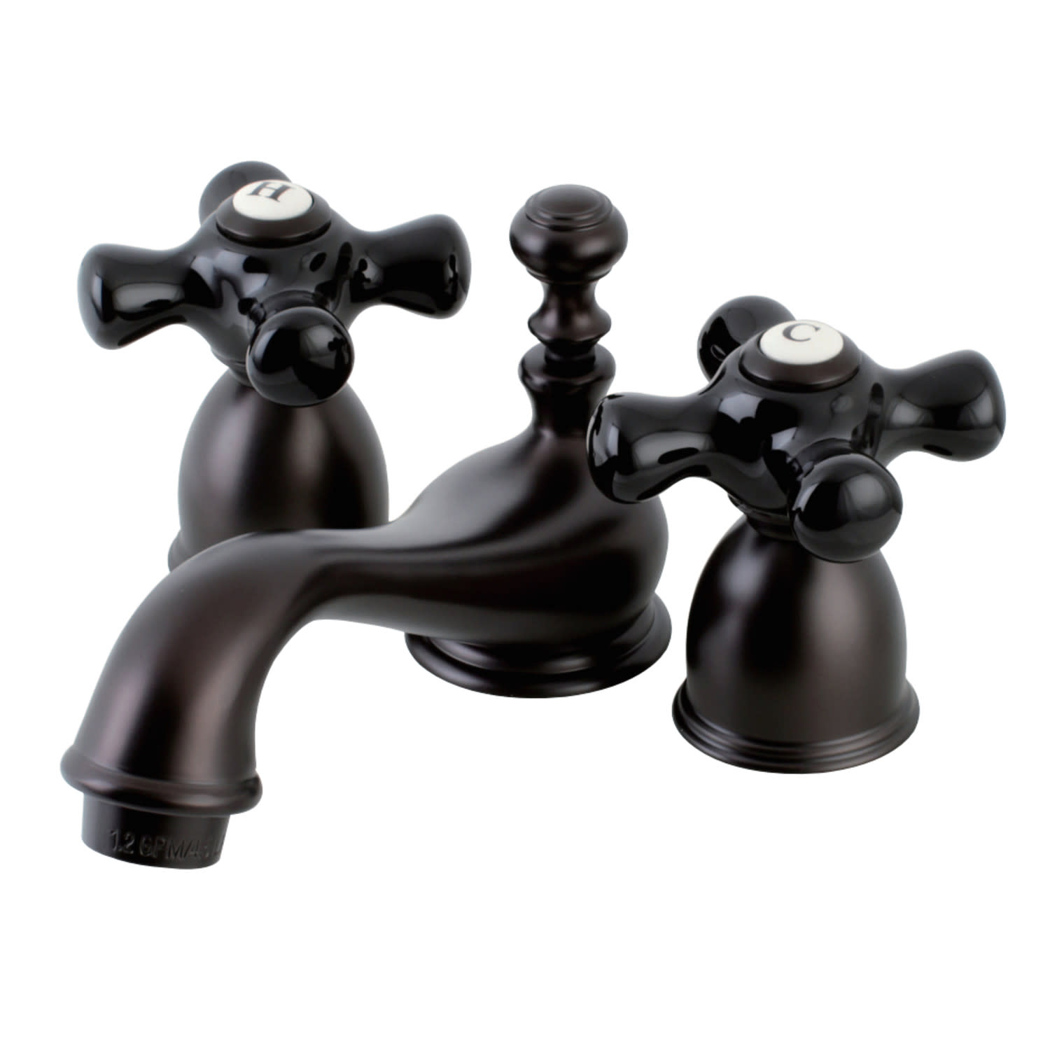 Photos - Tap Kingston Brass KS395.PKX Duchess 1.2 GPM Widespread Bathroom Faucet with Pop-Up Drain Assembly Oil Rubbed Bronze Faucet Bath 