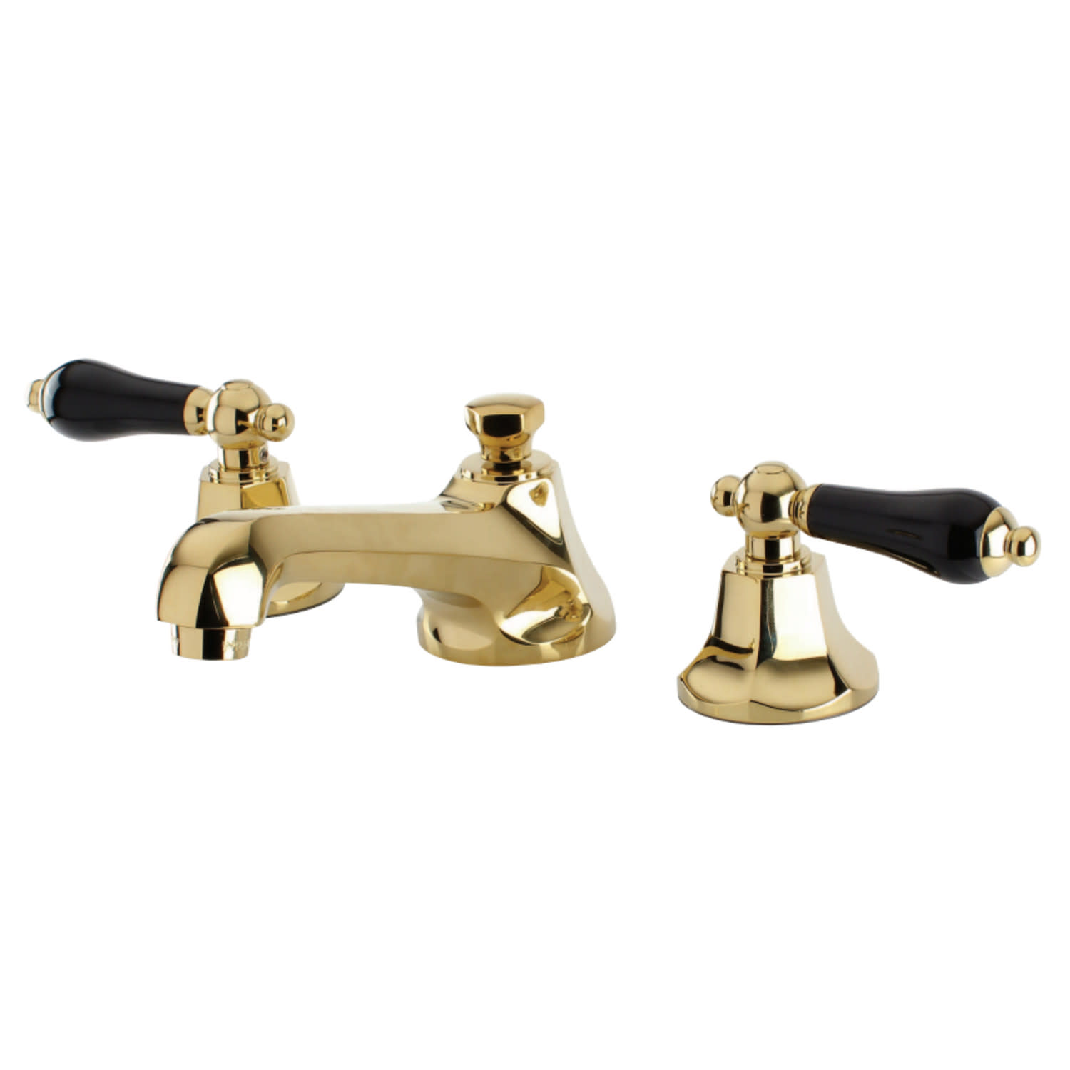 Photos - Tap Kingston Brass KS446.PKL Duchess 1.2 GPM Widespread Bathroom Faucet with Pop-Up Drain Assembly Polished Brass Faucet Bathroo
