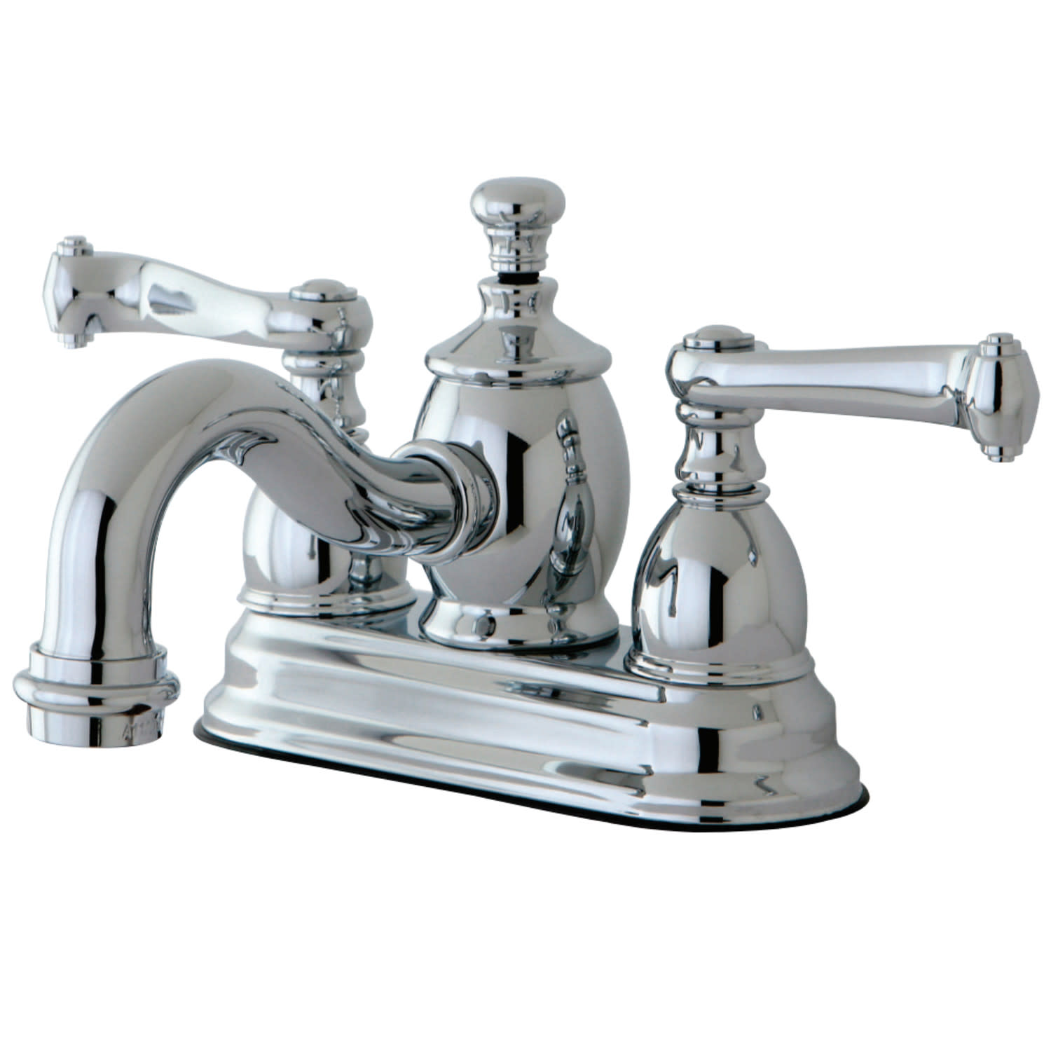 Photos - Tap Kingston Brass KS710.FL Royale 1.2 GPM Centerset Bathroom Faucet with Pop-Up Drain Assembly Polished Chrome Faucet Bathroom