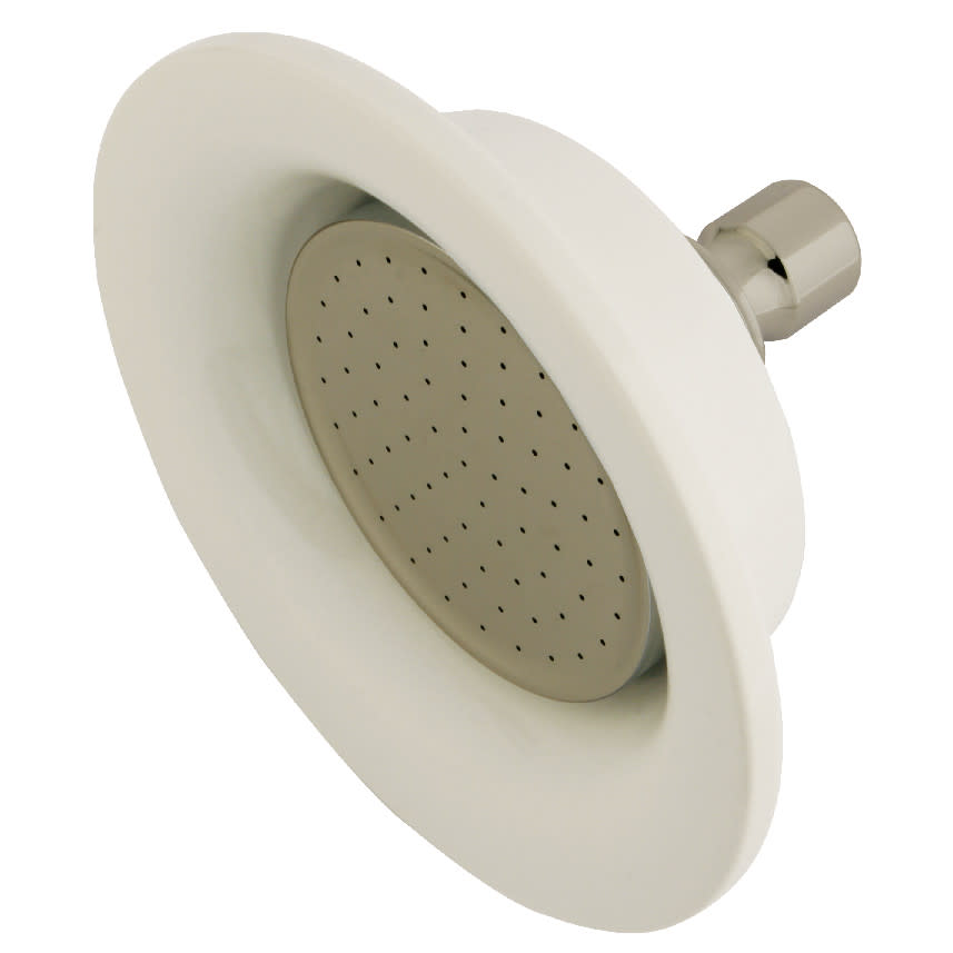 Photos - Shower System Kingston Brass P60 Victorian 1.8 GPM Single Function Rain Shower Head Brushed Nickel Showers Shower Heads Single Function P6 