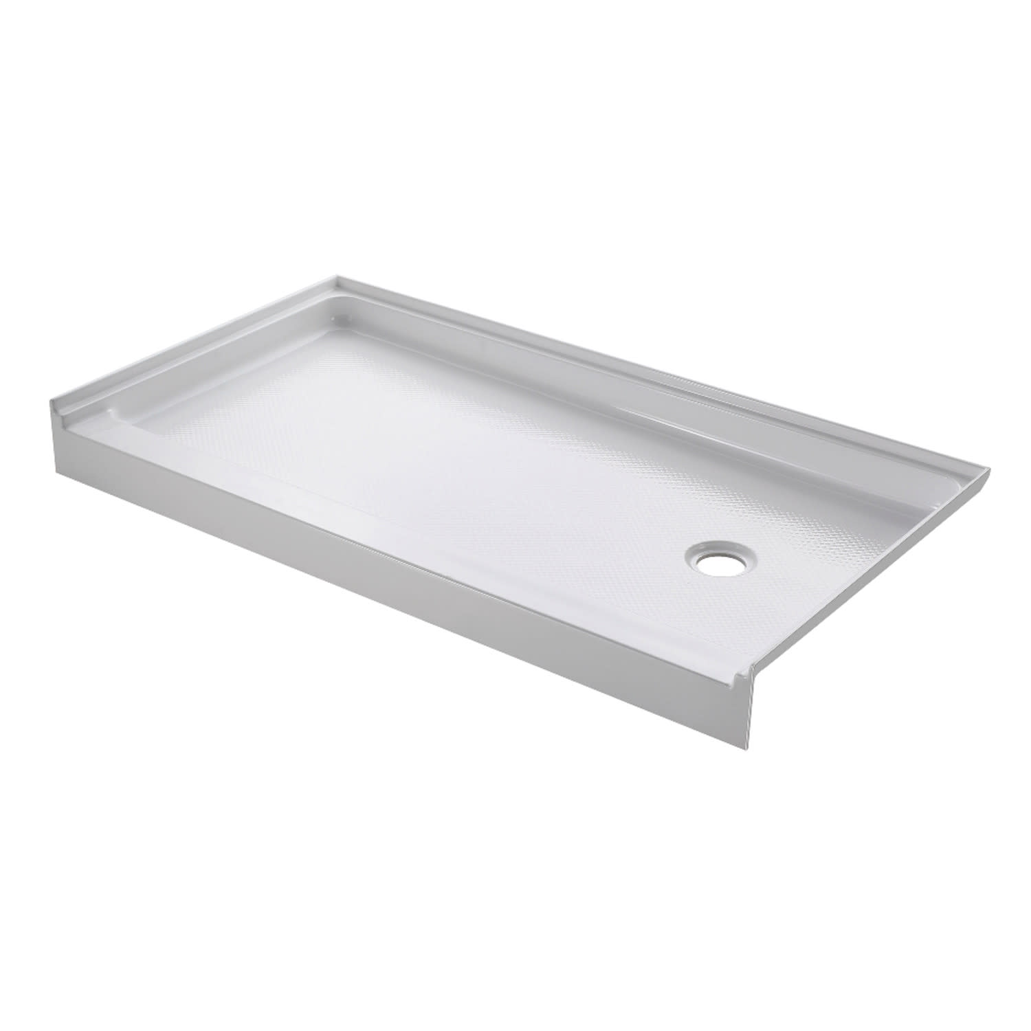 Photos - Shower Tray Kingston Brass VTSB60326R Bonaire 60" x 32" Rectangular Shower Base with Single Threshold Right Drain White Shower Stalls an