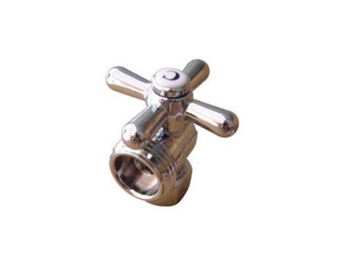Photos - Shower Trap / Waste Kingston Brass CC1300.X Vintage Washing Machine Valve with 1/2 Inch IPS 3/4 Inch Hose Connections and Metal Cross Handle Pol 
