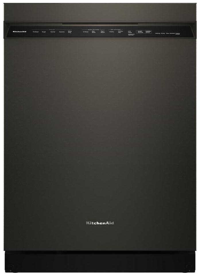 Photos - Integrated Dishwasher KitchenAid KDFS424S 24 Inch Wide 16 Place Setting Built-In Front Control Dishwasher with ProDry System and ProWash Cycle Bla