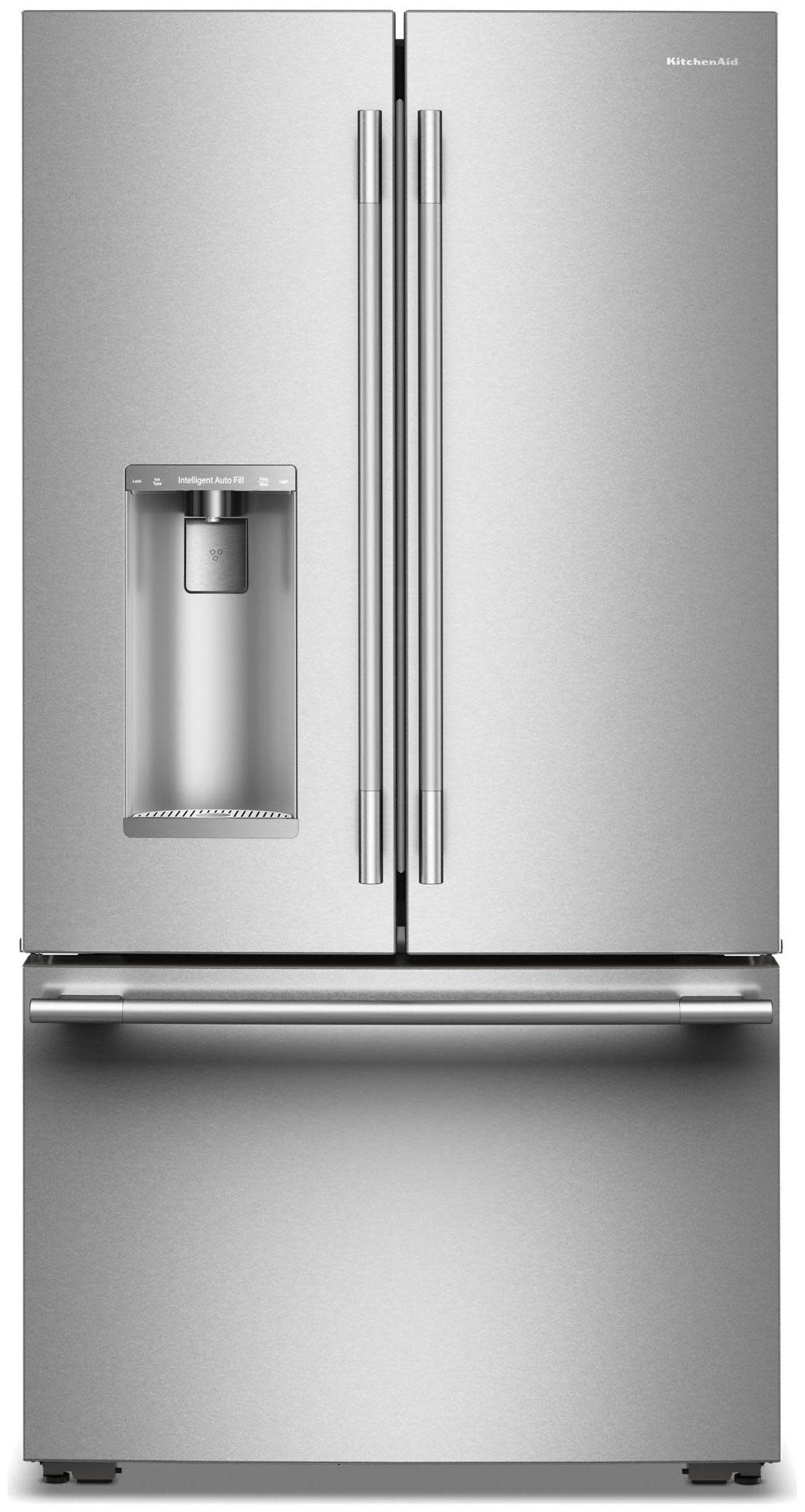 Photos - Fridge KitchenAid KRFC536SPS 36 Inch Wide 23.1 Cu. Ft. Energy Star Certified Fingerprint Resistant French Door Refrigerator PrintSh 