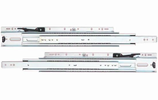 Knape and Vogt 6505B 20 6505 Series 20 Inch Over Travel Side Mount Ball Bearing Drawer Slide with 125 Lbs. Weight Capacity - Pair Zinc Drawer Slides