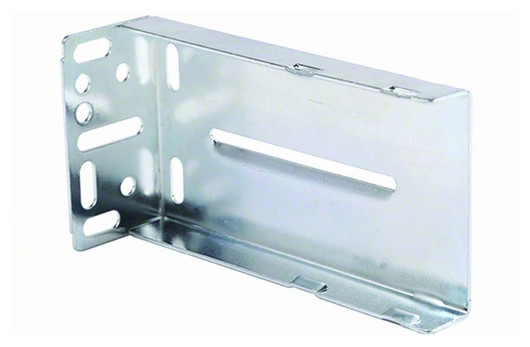 Knape and Vogt 8403BBL Face Frame Adjustable Rear Mounting Bracket for Series 8417/8419/8430/8450FM/9455FM/8400RV Drawer Slides - Pair Steel Hardware