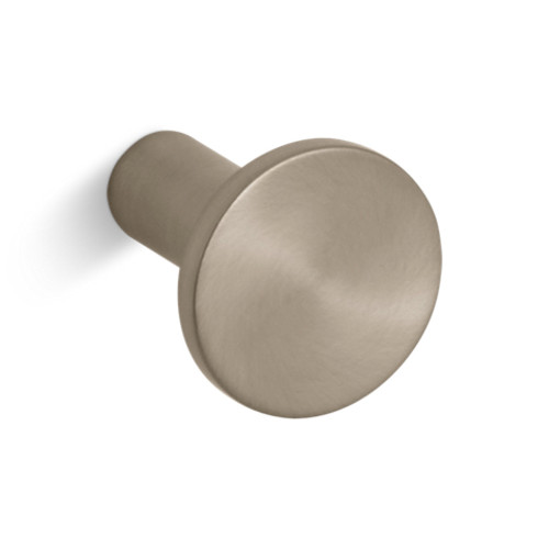 Photos - Furniture Hardware Kohler K-14484 Purist 1-1/16 Inch Mushroom Cabinet Knob Vibrant Brushed Bronze Cabinet Hardware Knobs Round K-14484-BV 