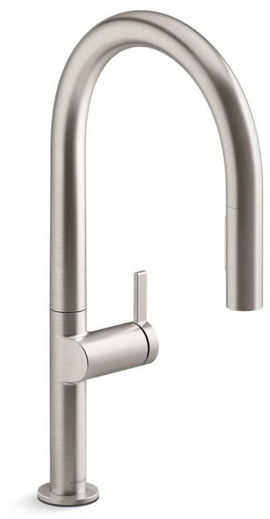 Kohler K-28270-RT2 Components Touchless Pull-Down Kitchen Sink Faucet with Two-Function Sprayhead Vibrant Stainless Faucet Kitchen Single Handle