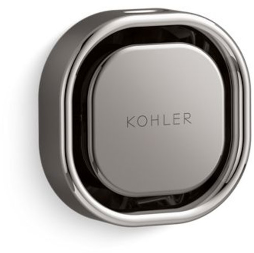 Kohler K-32310 Invigoration Series Square Steam Head Vibrant Titanium Steam Showers Steam Shower Components Steam Heads