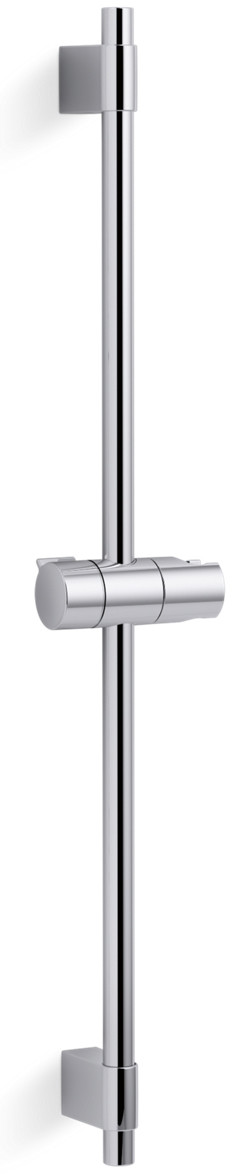 Kohler K-98341 Awaken 27-1/4" Slide Bar Polished Chrome Bath and Shower Accessories Shower Components Slide Bars