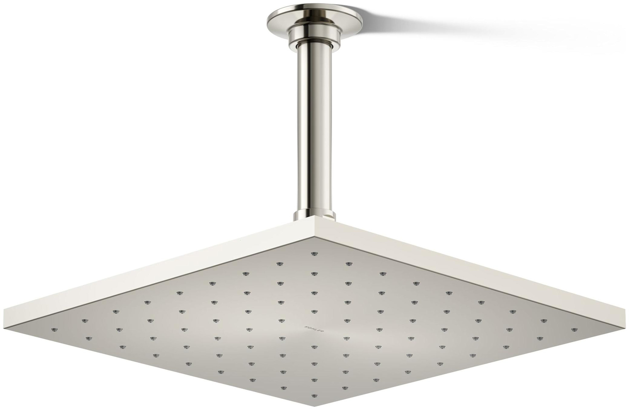 Kohler K-13696-G Radiant Contemporary Square 10" Single Function 1.75 GPM Rainhead with MasterClean Sprayface and Katalyst Air-Induction Technology