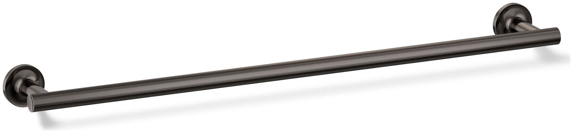 Photos - Towel Holder Kohler K-14436 Purist 24" Towel Bar Vibrant Titanium Bathroom Hardware and Accessories Bathroom Hardware Towel Bars K-14436 