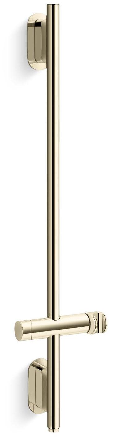 Kohler K-26314 Statement 31-1/2" Deluxe Slidebar With Integrated Water Supply Vibrant French Gold Bath and Shower Accessories Shower Components Slide