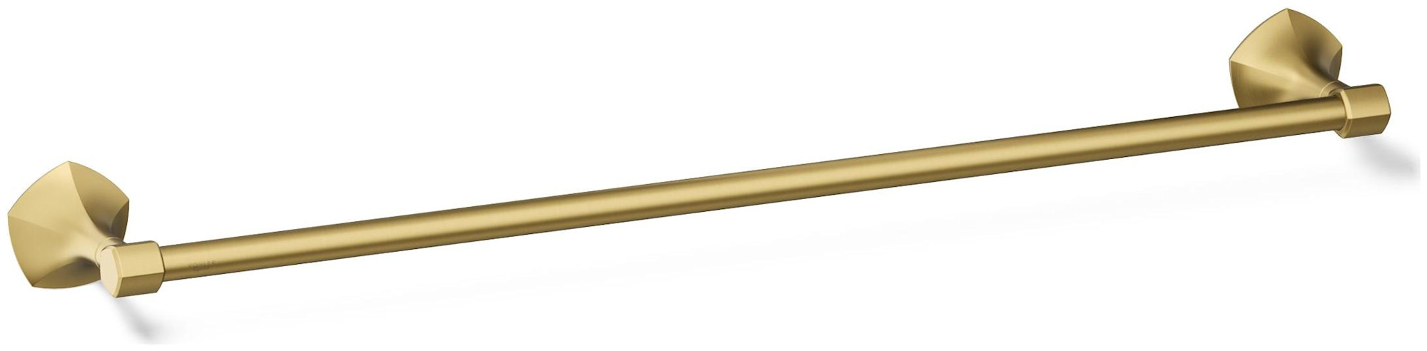 Photos - Towel Holder Kohler K-27061 Occasion 24" Zinc Towel Bar Vibrant Brushed Moderne Brass Bathroom Hardware and Accessories Bathroom Hardware 