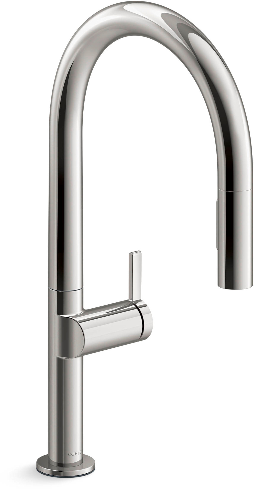 Kohler K-28270-RT2 Components Touchless Pull-Down Kitchen Sink Faucet with Two-Function Sprayhead Vibrant Titanium Faucet Kitchen Single Handle