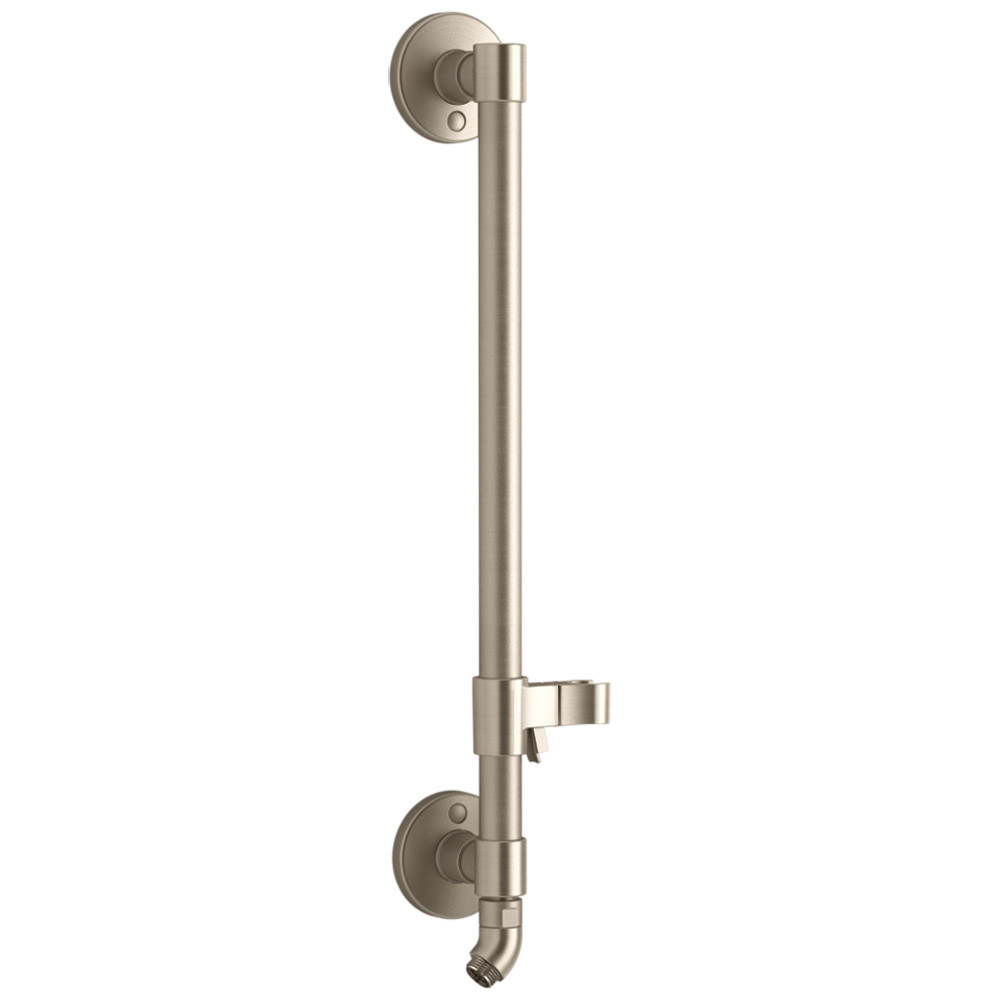 Kohler K-45904 18" HydroRail-H Shower Column - Less Shower Head Vibrant Brushed Bronze Bath and Shower Accessories Shower Components Slide Bars