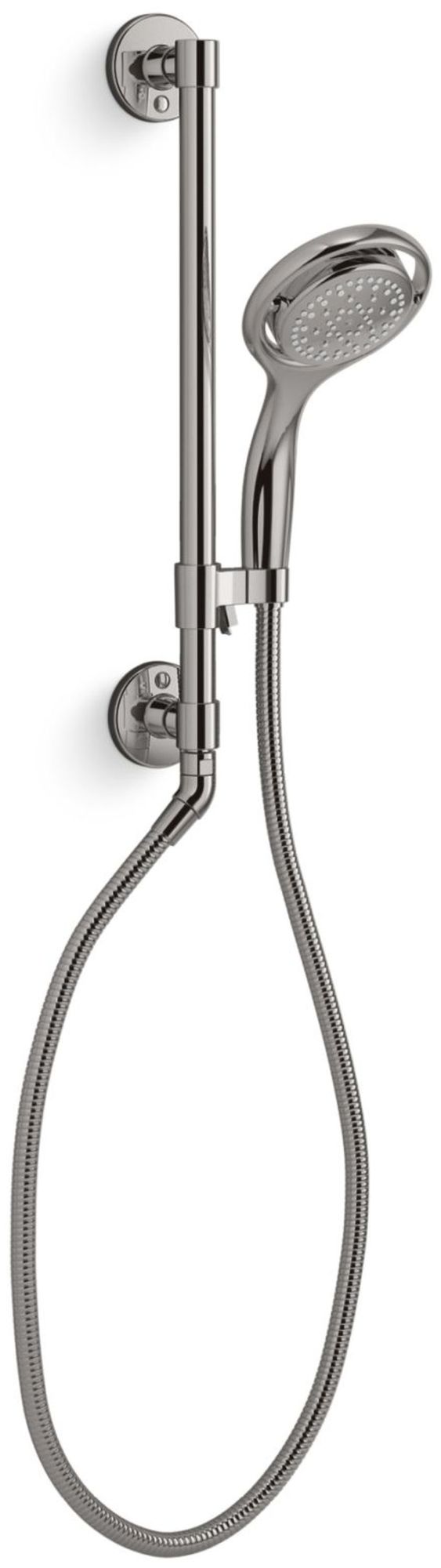 Kohler K-45904 18" HydroRail-H Shower Column - Less Shower Head Vibrant Titanium Bath and Shower Accessories Shower Components Slide Bars