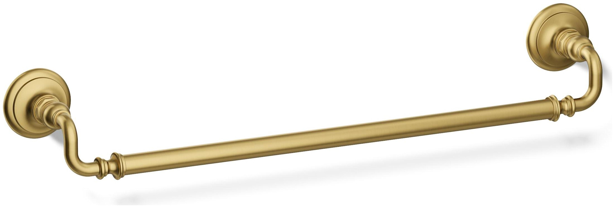 Photos - Towel Holder Kohler K-72568 Artifacts 24" Towel Bar Vibrant Brushed Moderne Brass Bathroom Hardware and Accessories Bathroom Hardware Tow 