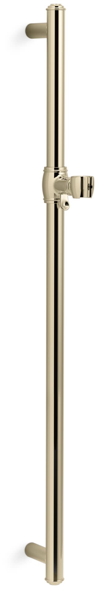 Kohler K-72798 Artifacts 30" Shower Slide Bar Vibrant French Gold Bath and Shower Accessories Shower Components Slide Bars