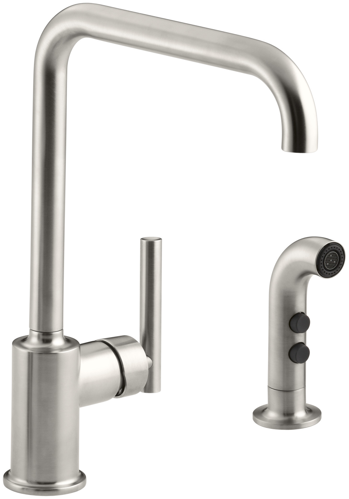 Kohler Purist Kitchen Faucet Vibrant Stainless Single Handle - K-7508-VS