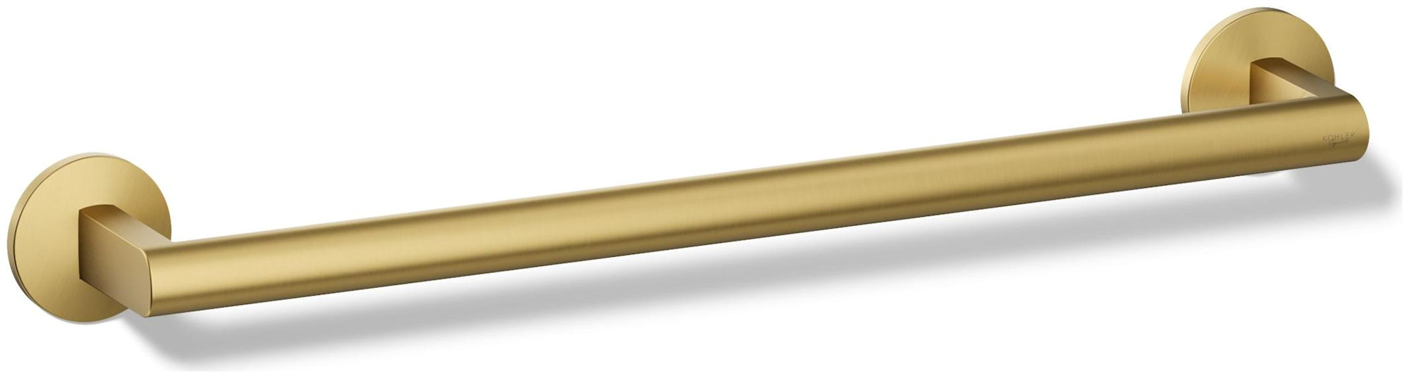 Photos - Towel Holder Kohler K-78372 Components 18" Towel Bar Vibrant Brushed Moderne Brass Bathroom Hardware and Accessories Bathroom Hardware To 