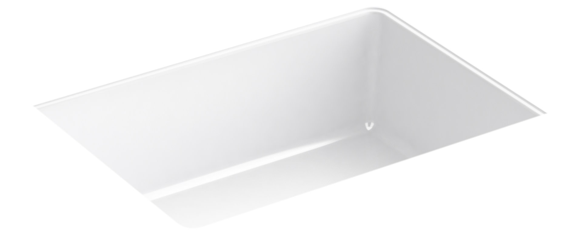 Photos - Bathroom Sink Kohler K-8189 Verticyl 17-1/8" Rectangular Vitreous China Undermount  with Overflow White Sinks s 
