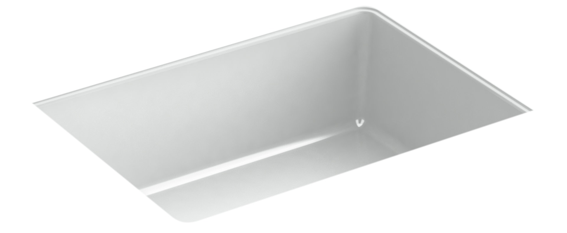 Photos - Bathroom Sink Kohler K-8189 Verticyl 17-1/8" Rectangular Vitreous China Undermount  with Overflow Ice Grey Sinks Bathroom Sin 