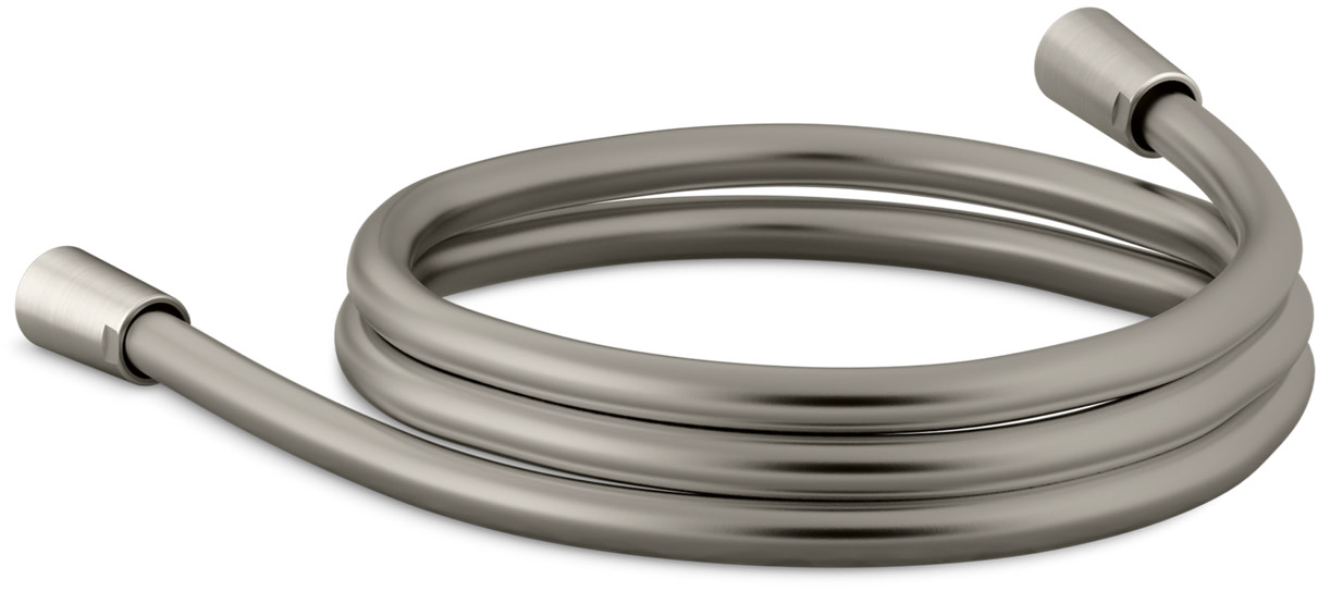 Kohler K-98359 Awaken 60" Smooth Hand Shower Hose Vibrant Brushed Nickel Bath and Shower Accessories Shower Components Hand Shower Hoses