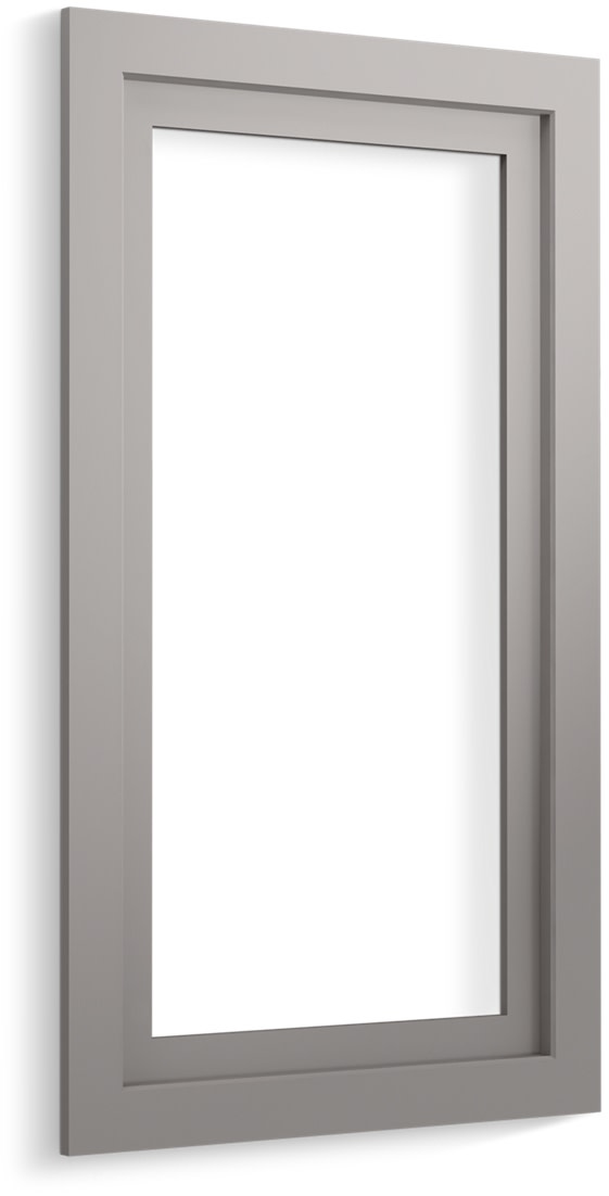 Photos - Other Furniture Kohler K-99663-15 Poplin Wood Frame for K-99000 and K-99001 Verdera Medicine Cabinets Mohair Grey Bathroom Storage Accessori