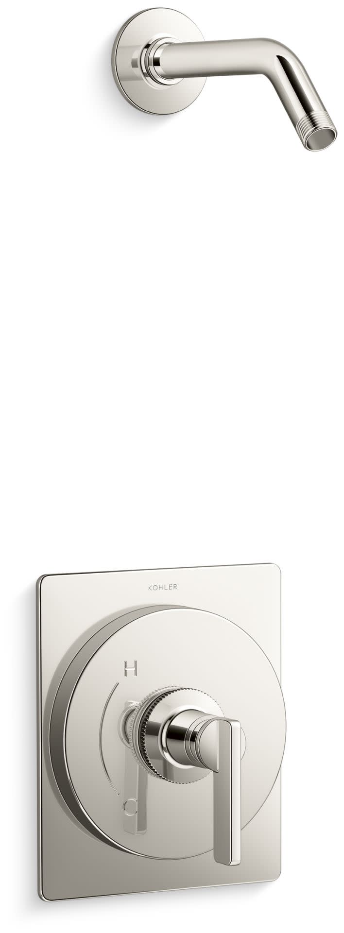 Kohler K-TLS35914-4 Castia by Studio McGee Shower Only Trim Package with Shower Arm Vibrant Polished Nickel Showers Shower Only Pressure Balanced