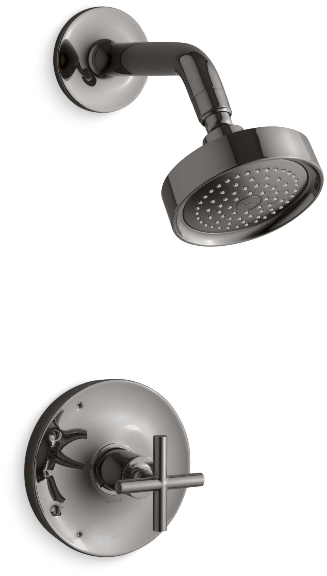 Kohler K-TS14422-3G Purist Shower Only Trim Package with 1.75 GPM Single Function Shower Head with MasterClean and Rite-Temp Technologies Vibrant
