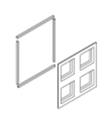 Kohler 1059024 Replacement Escutcheon Kit Vibrant Brushed Nickel Bathroom Hardware Accessories and Parts Towel Bar Parts Escutcheons