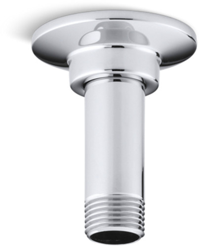 Photos - Shower Riser Rail & Head Holder Kohler K-7396 3-3/4" Ceiling Mounted Shower Arm and Flange Polished Chrome Bath and Shower Accessories Shower Components Sho 