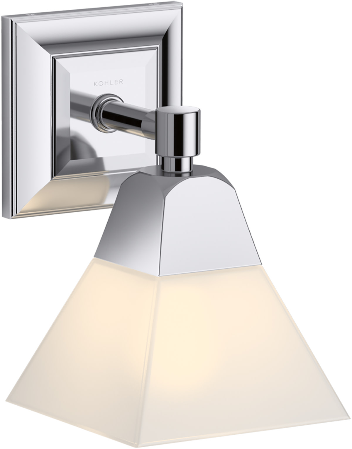 Photos - Chandelier / Lamp Kohler Lighting 23686-SC01 Memoirs 6" Wide 1 Light Wall Sconce Polished Chrome Indoor Lighting Wall Sconces 23686-SC01-CPL 