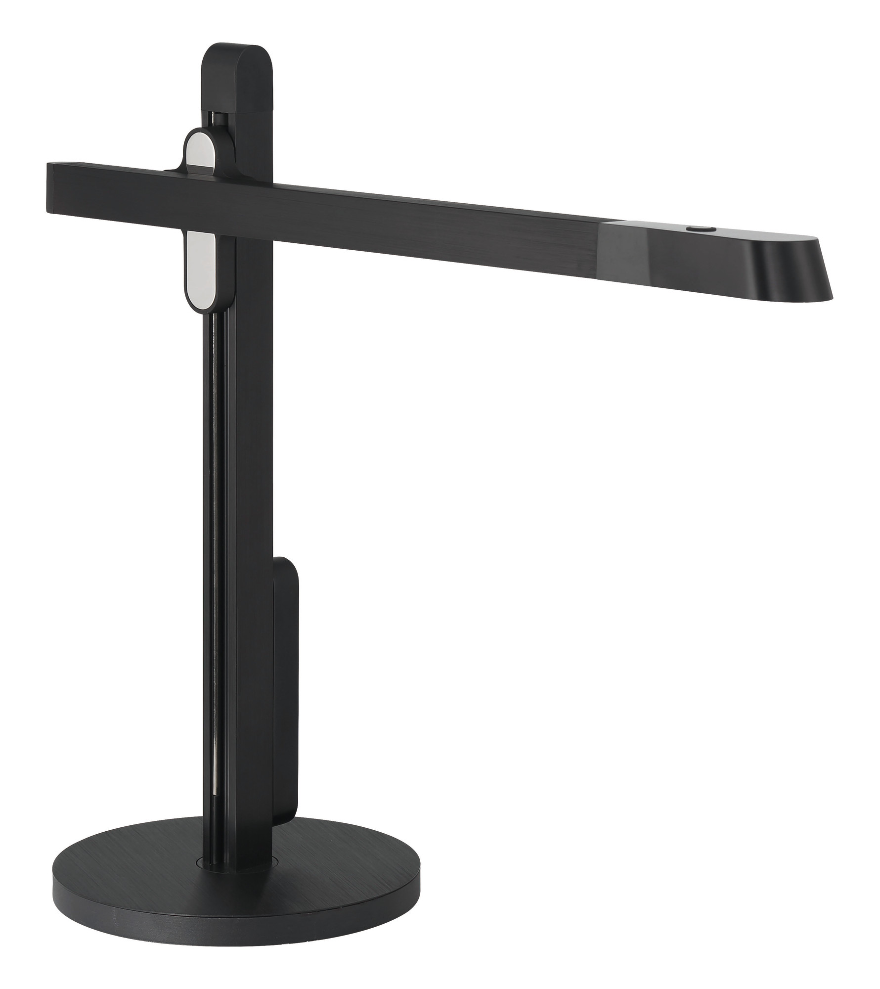 Photos - Desk Lamp Polk Audio Kovacs P1661-L Portables 19" Tall LED Boom Arm Table Lamp Anodized Brushed Coal Lamps Table Lamps P1661-66F-L 