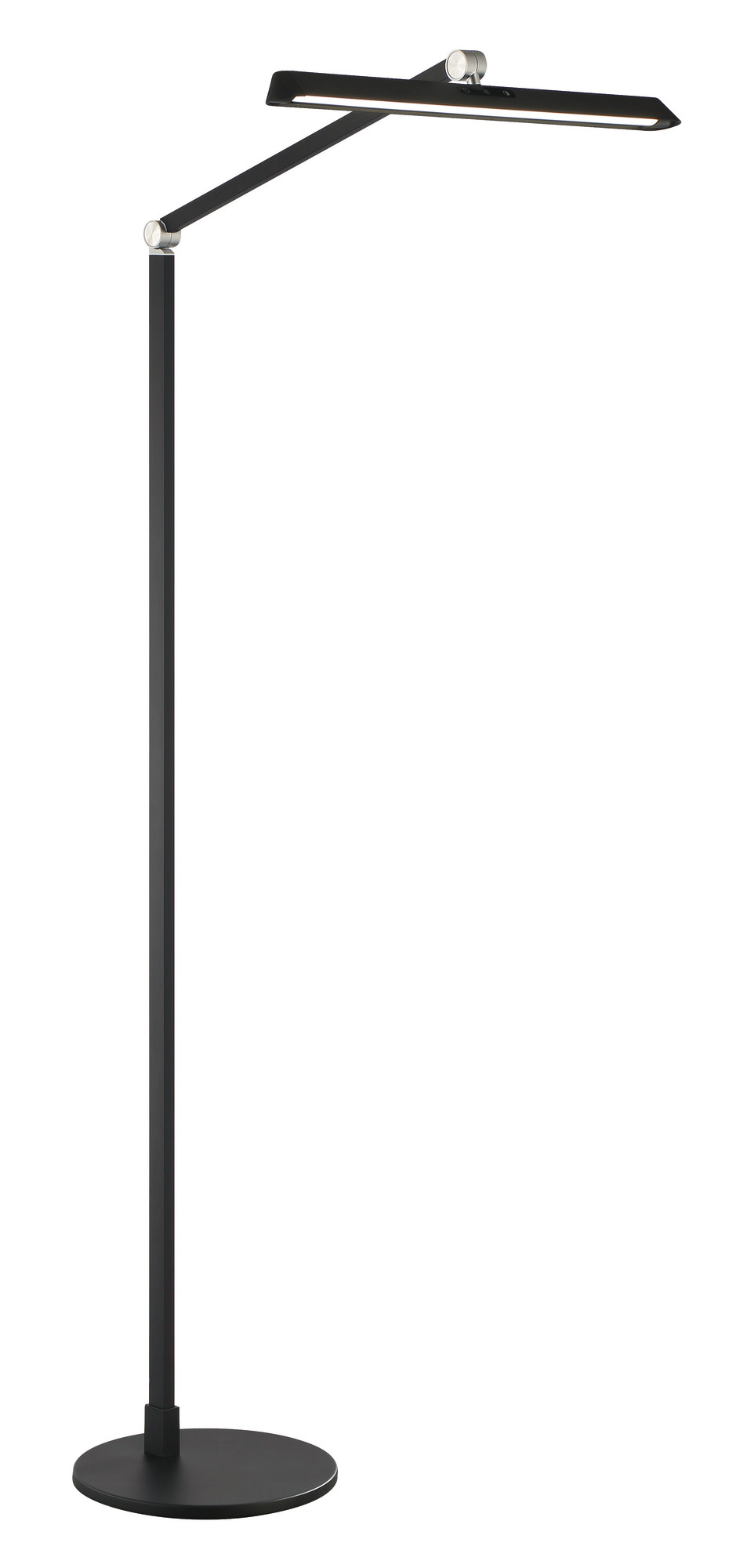 Photos - Chandelier / Lamp Polk Audio Kovacs P1878-L Portables 56" Tall LED Boom Arm Floor Lamp Coal Lamps Floor Lamps P1878-66A-L 